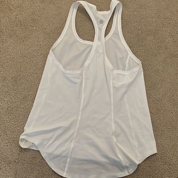 Lululemon Silky White Tank New 2 - Picture 3 of 4